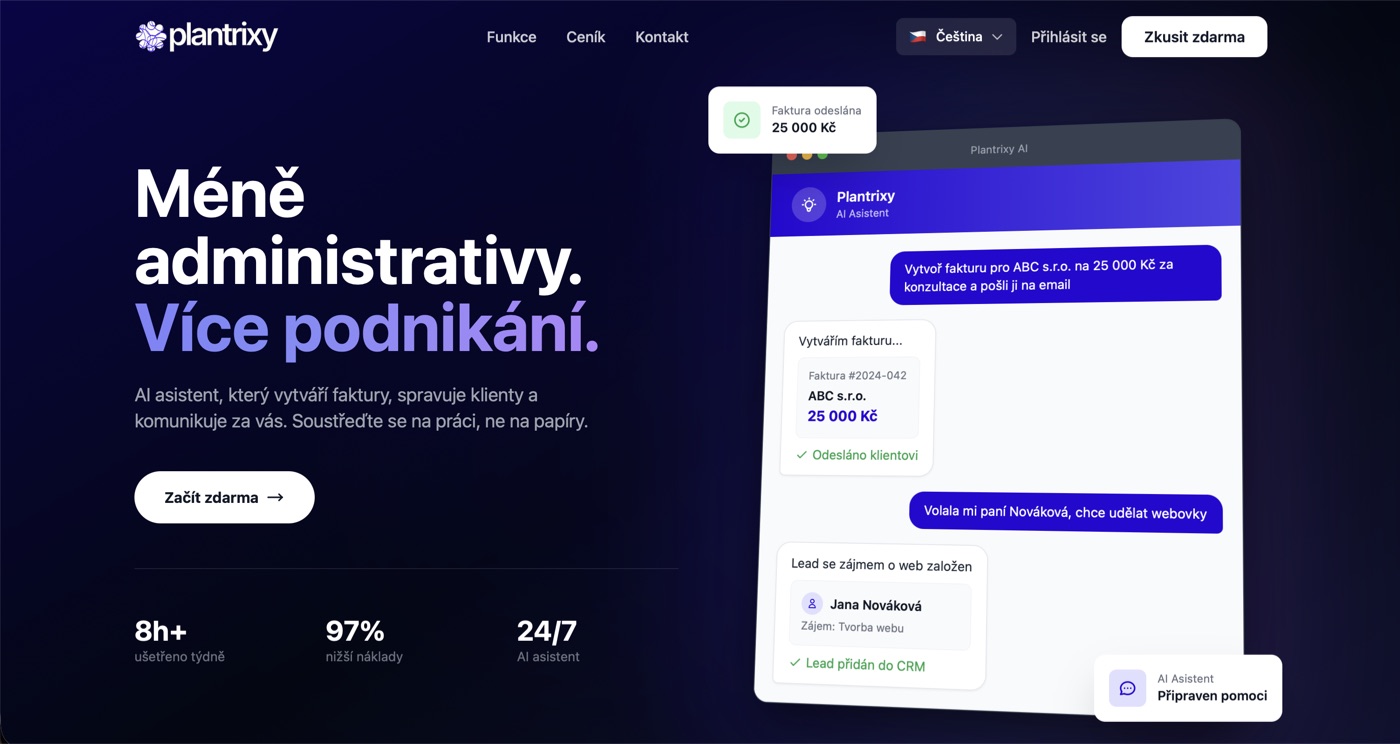 The Plantrixy app